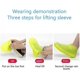 thumbnail image 4 of Cubiertas de zapatos impermeables antideslizantes de silicona - Cubierta de zapatos de lluvia de goma reutilizable Protectores de zapatos unisex al aire libre con suela antideslizante, 4 of 5