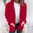 thumbnail image 2 of biudgviw Jackets for Women Casual Fall Long Sleeve Zip up Coats Lounge Comfy Plain Plus Size Outwear with Pockets, 2 of 6