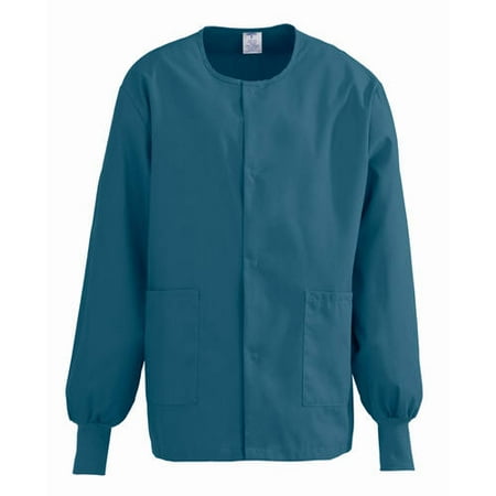 

ComfortEase Unisex Snap-Front Warm-Up Scrub Jacket