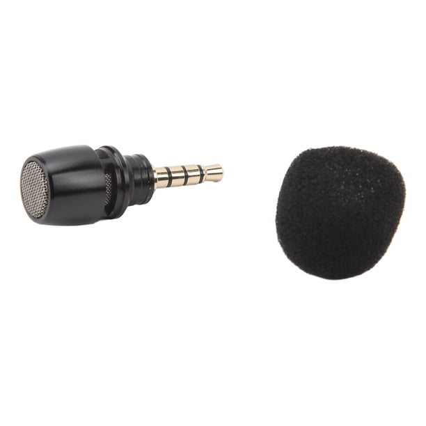 Mini Micrófono, Micrófono De Teléfono Ampliamente Compatible De 3,5 Mm Plug And Play Para Grabación De Video Para Computadora