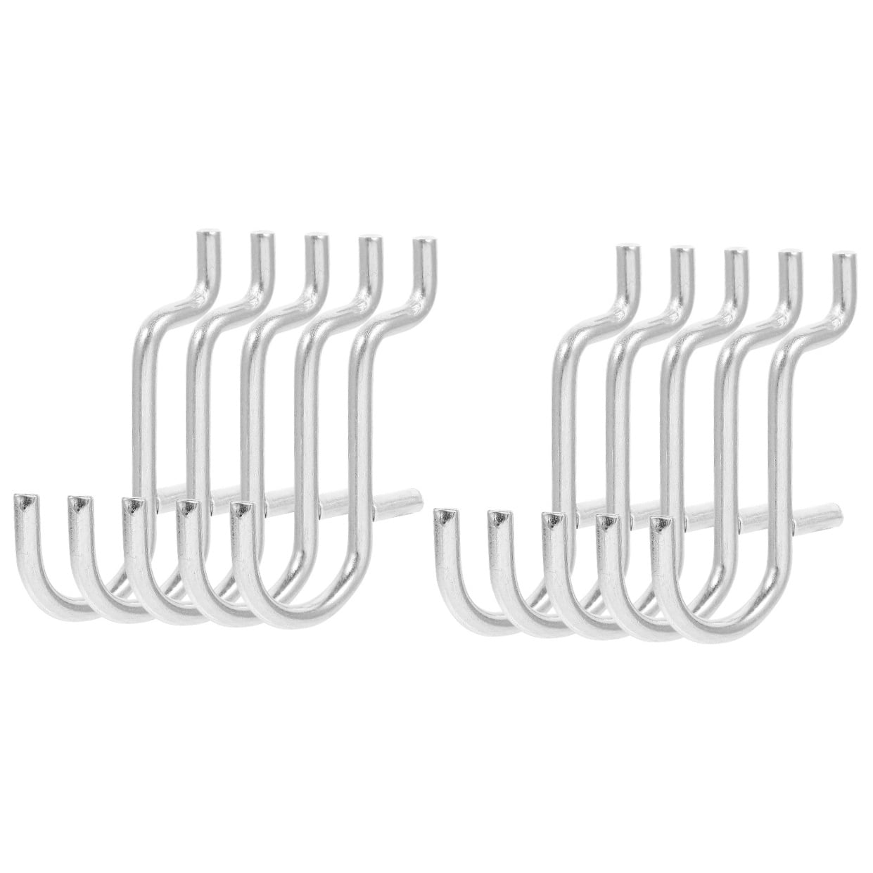TABLZONE Heavy Duty Metal Pegboard Hooks - Storage Organizer for Home, Garage, Workshop Use