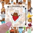 thumbnail image 6 of 35pcs-50pcs Cartoon Stickers Cowboy Stickers Animal Stickers Funny Decals for Laptops Suitcase Guitars, 6 of 9