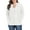 07 White, variant on Women's Full Zip Up Hoodie Sweatshirts Plus Size Long Sleeve Oversized Casual Hoodies Sweatshirt Jackets with Pockets(1X-5X)