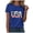 Blue, variant on USA Flag Tee Shirt for Women 4th of July Memorial Day T Shirt American Proud T Shirt Casual Short Sleeve Graphic Tee(Grey,M)