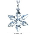 thumbnail image 5 of Shoreew Faux Crystal Snowflake Ornament Sparkly Clear Faceted Snowflake Christmas Tree Ornament for Winter Wonderland Decoration Holiday Party Favors, 5 of 7