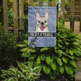 thumbnail image 2 of Caroline's Treasures BB1424GF French Bulldog Welcome Flag Garden Size , Small, multicolor, 2 of 3