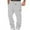 Silver, variant on Men's Lined Sweatpants Wide Straight Leg Joggers High Waisted Yoga Casual Pants with Pockets for Workout Comfort Mens Beach Pants Trousers Vacation Cargo Pants