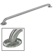 24 Inch Concealed Flange Ada Grab Bar - Stainless Steel