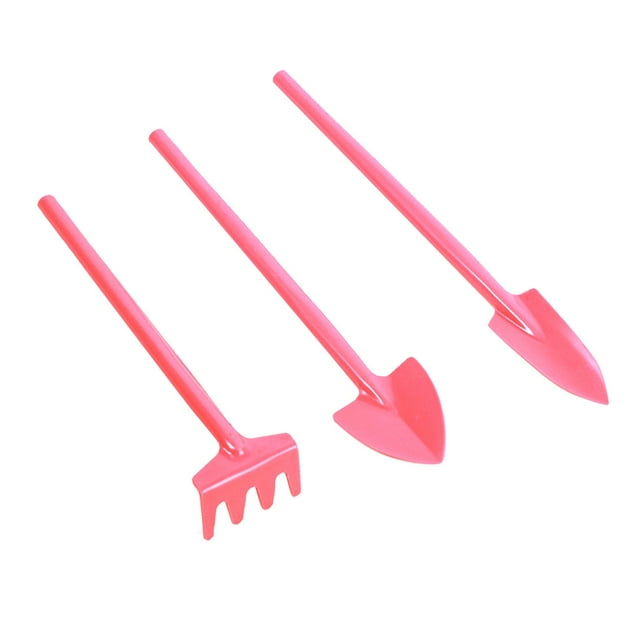 Mini Three-piece Potted Plants Shovel Shovel Shovel Hoe Succulent Planting Tools Plastic Garden Tool Set