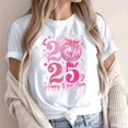 thumbnail image 2 of Camisetas de Manga Corta para Mujeres, Camiseta de Cuello Redondo Impresa de Moda, Primavera Y Verano Casual, 2 of 9