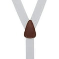 thumbnail image 3 of SuspenderStore Solid Color Y-Back Suspenders - 1.25-Inch Wide Elastic - Button - 3 Sizes, 3 of 4