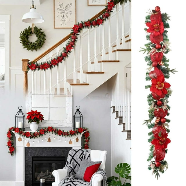 Couronne d'Éclairage pour Décoration Extérieure et Exposition Saisonnière en Polyester Durable