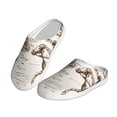 thumbnail image 2 of Fotbe Western Desert Cowboys3 Pattern Women's Fuzzy Curly Fur Memory Foam Loafer Slippers Indoor Outdoor Slippers Winter Home Shoes-37/38, 2 of 7