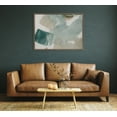 thumbnail image 6 of Kate and Laurel Sylvie Color Exploration II Framed Canvas Wall Art by Amy Lighthall, 28x38 Gold, Modern Abstract Soft Watercolor Art for Wall, 6 of 7