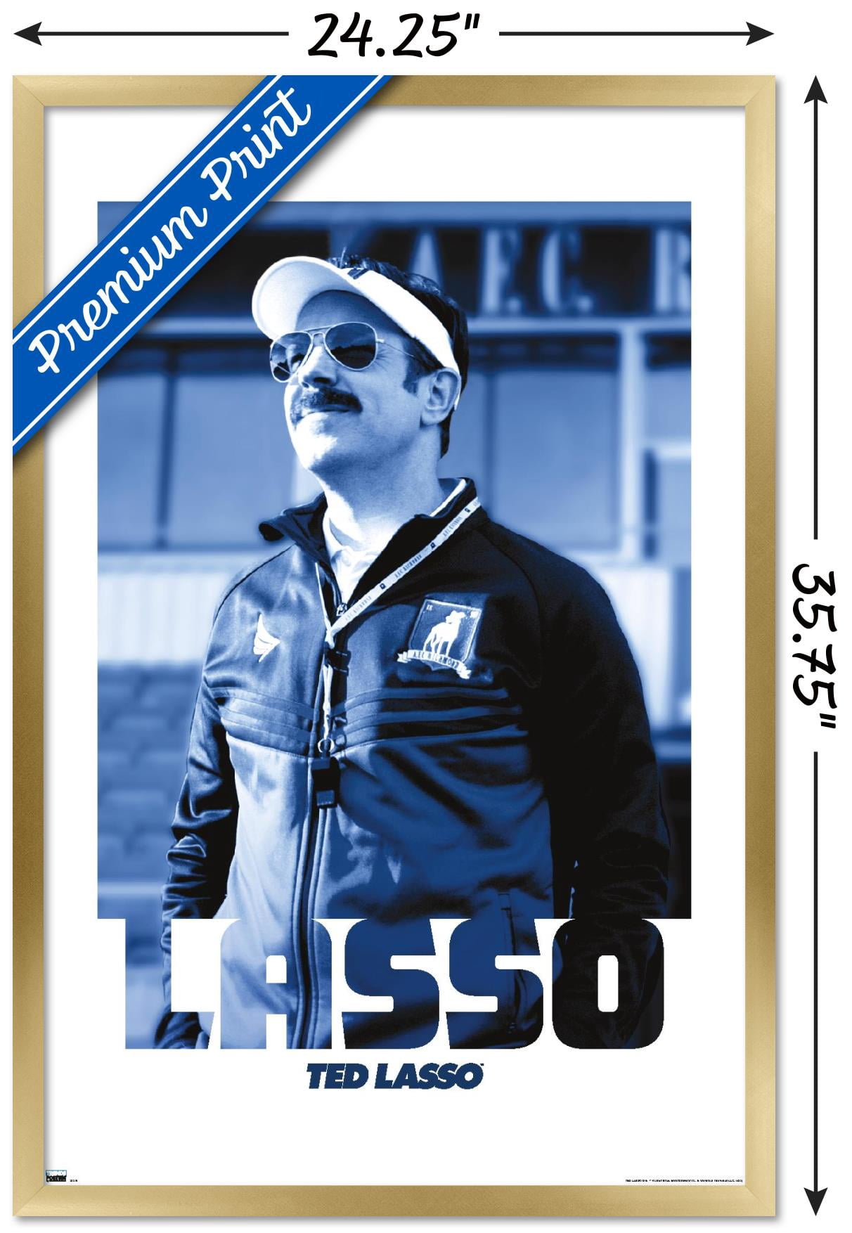 Ted Lasso - Ted Wall Poster, 22.375" x 34" Framed