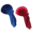thumbnail image 1 of Sombrero de Bandana Hugo 2x Unisex Beanie Sombrero musulmán Gorra de terciopelo Bandana Durag, 1 of 10