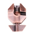 thumbnail image 2 of 4x Classic IQ Metal Brain Teaser Cast Puzzles Juego Juguetes para Niños Adultos Niños 4 piezas, 2 of 8