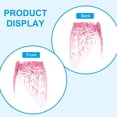 thumbnail image 4 of Uxcell Women's Belly Dance Hip Scarf with Sequins Triangle Wrap Skirts Waist Chain for Music Festival Party Costume Dark Pink, 4 of 7