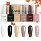 thumbnail image 1 of Set de esmaltes de uñas en gel CANNI, 9 ml, sin hemas, blanco y negro, otoño, 6 unidades, 1 of 9