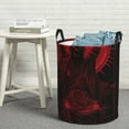 thumbnail image 6 of Goofa Red Gothic Skeleton Throne Printed Circular Hamper,Laundry Basket with Handles,Storage Baskets Foldable,Large Capacity Laundry Hamper-, 6 of 6