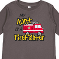 thumbnail image 4 of Inktastic My Aunt is a Firefighter with Fire Truck Boys or Girls Long Sleeve Toddler T-Shirt, 4 of 5