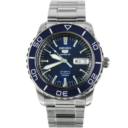 100m Subdials Bracelet - SEIKO SNZH53J1,Men's Automatic Sports,Self Winding,Stainless Steel Case and bracelet,Screw Back,100m WR,SNZH53J1