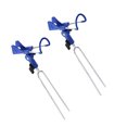 thumbnail image 1 of 2Pcs Fishing Rod Holder Outdoor Adjustable Support Rod Holder Stand Blue, 1 of 9