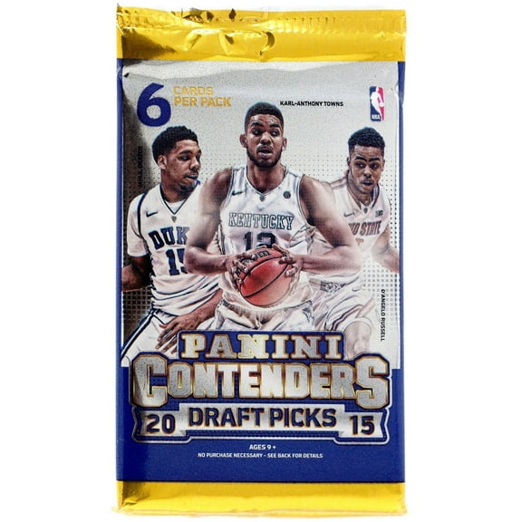 NBA Panini 2015 Contenders Draft Picks Basketball Trading Card BLASTER Pack (6 Cards)