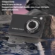 BIMZUC Digital Camera for Teens 50MP 1080P HD 2.8 inch / 7.1 cm TFT Screen 16X Digital Zoom Autofocus Pocket Compact Camera with LED Flash for Travel Photography Black