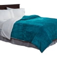 thumbnail image 2 of Somerset Home Floral Etched Fleece Blanket with Sherpa, 2 of 4