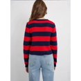 thumbnail image 5 of Buttoned Striped Knitwear Cardigan, 5 of 5