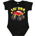 thumbnail image 3 of Inktastic Monster Truck Little Bro Boys Baby Bodysuit, 3 of 5