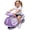 Purple+Polypropylene#3, variant on 12V Kids Ride On Motorcycle for Toddlers - Pink 3-Wheel Electric Scooter with Parent Remote, Slow Start, Wooden Handle, Safe First Toy for 1-3 Year Old