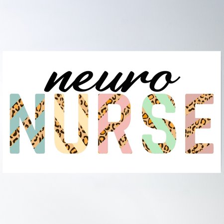 Neuro Nurse Poster Wall Art, Modern Wall Decor, 8x12 UNFRAMED