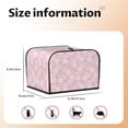 thumbnail image 5 of Lsque Easter Cute Rabbit Print 4 Slice Toaster Cover , Kitchen Appliance Dustproof Protector , Toaster Protector Dustproof Kitchen Appliance Cover, 5 of 7