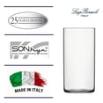 thumbnail image 3 of Luigi Bormioli Top Class 11.75 oz Highball Glasses, Set of 6 - Italian Tall Drinking Glasses for Cocktails, Water, Juice - Durable Lead-Free Crystal Drinkware with Reinforced Rims, Modern Glassware, 3 of 8