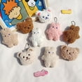 thumbnail image 2 of Broche de muñeco de peluche de dibujos animados, oso bonito, cuerpo completo, conejo, bolsa de ropa para estudiantes, calcetines, accesorios decorativos, colgante, 2 of 4