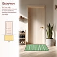 thumbnail image 3 of ODIKA 5'x7' Machine Washable Non-Slip Area Rug, Trellis Prairie Disc Colonnade Hexagon Lavandula Strip High Traffic Rug, Beige, 195850, 3 of 7