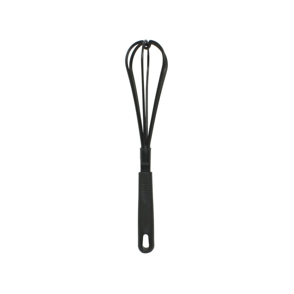 Excellante 12 1/8" NYLON HEAT RESISTANT WHIP, BLACK, 410°F, comes in each