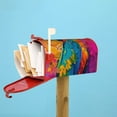 thumbnail image 4 of Lsque Vibrant Parrot Splash Art Mailbox Cover Standard Size ,Magnetic Mailbox Covers Post Wraps Letter Box Cover -21x18 in, 4 of 9