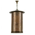 thumbnail image 4 of Meyda 119096 24 in. Fulton Prime Lantern Pendant, Antique Copper & Amber Mica, 4 of 5