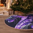 thumbnail image 5 of Sikiie Purple Pattern White Tiger Nativity Christmas Tree Skirt, Jesus Christian Winter Holiday Tree Mat Decoration(30-48IN)48", 5 of 6