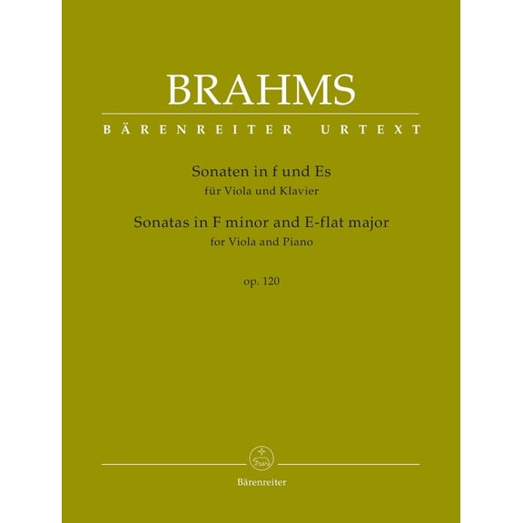 Brahms: Sonatas, Op. 120 (viola version)