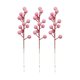 thumbnail image 2 of Tallos artificiales de acebo | Paquete de 3 ramas de follaje artificial de 22 cm para arreglos florales en jarrones | Decoración navideña para chimenea, mesa y escalera, 2 of 6