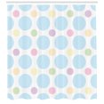 thumbnail image 3 of Ambesonne Seafoam Shower Curtain, Themed Circular, 69"Wx84"L, Multicolor, 3 of 3