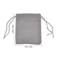 thumbnail image 2 of Velvet Drawstring Bags 2.76x3.54 Inch Gift Bag Jewelry Pouches Silver Grey 10Pcs, 2 of 6