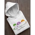 thumbnail image 3 of Cute Halloween Dino Ghosts Hoodie Toddler -Image by Shutterstock,  5 Toddler, 3 of 4