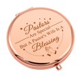 thumbnail image 1 of Regalos de agradecimiento para esposa pastora Regalo de agradecimiento Espejo de maquillaje compacto para ella Regalo religioso para esposa del ministro Regalos inspiradores Espejo de maquillaje plega, 1 of 5