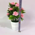 thumbnail image 6 of Artificial Flower Eco-friendly Washable 4 Colors Bonsai Pot Plant for Home White Plastic, 6 of 8