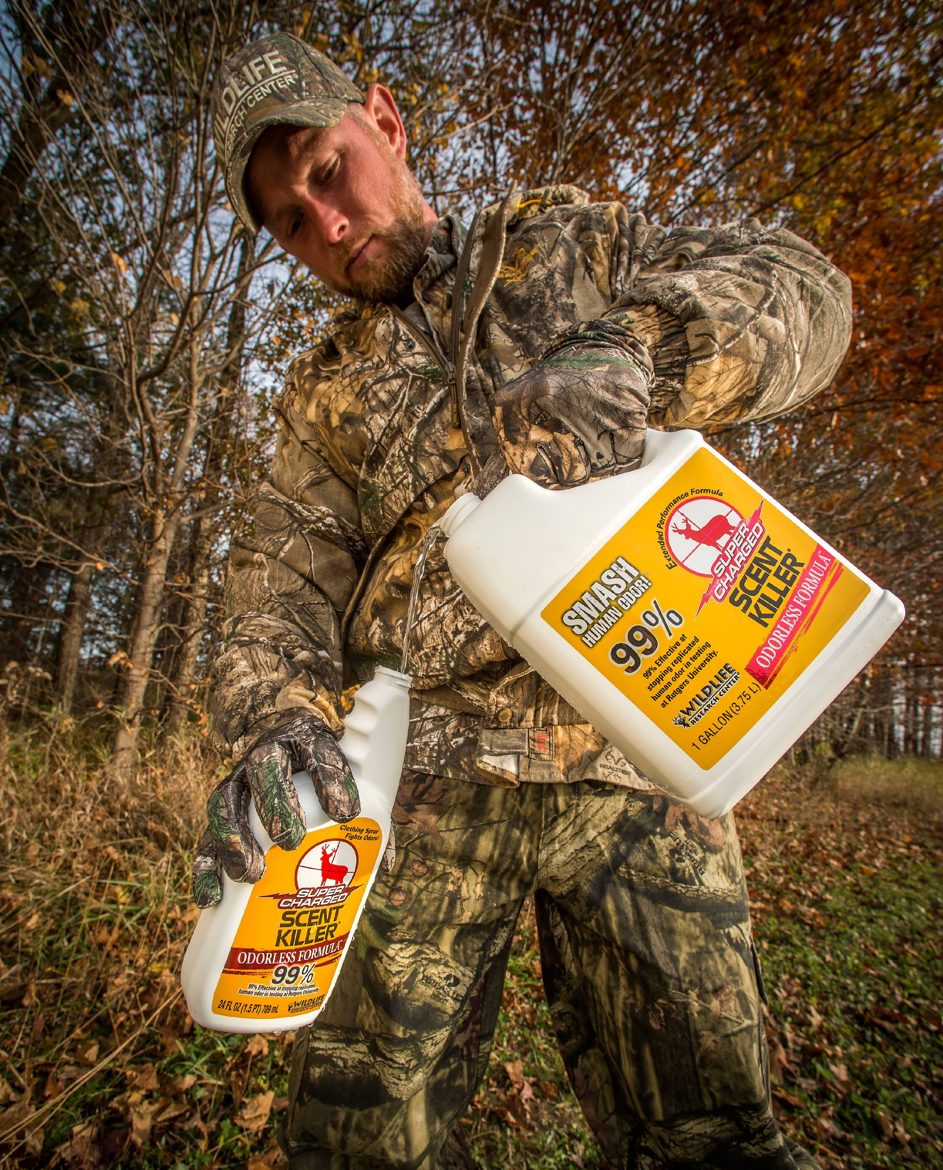 Wildlife Research Center, Super Charged Scent Killer Hunting Scent Elimination Spray Gallon Combo